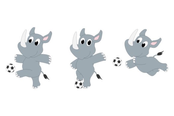 A Playful Rhino Graphic for Friendly Blog Illustrations