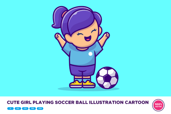 A Playful Soccer Cartoon for Blog Graphics & Editorial Illustrations