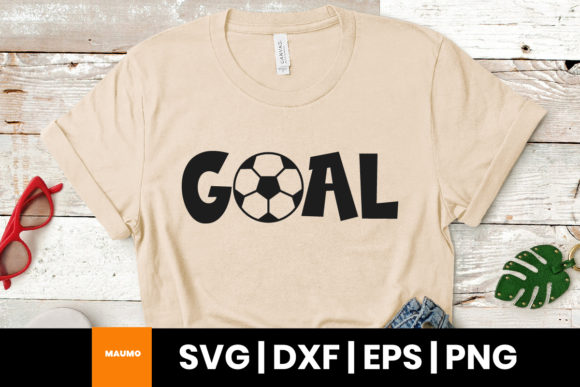 A Soccer Goal SVG Design for Graphics & Print Templates