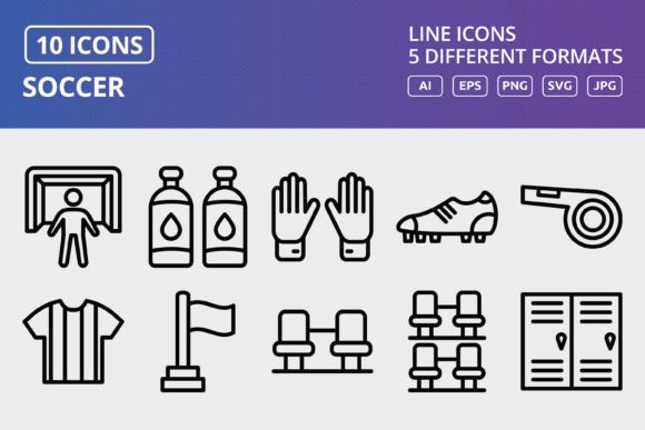Crafting with Clean Vector Soccer Graphics