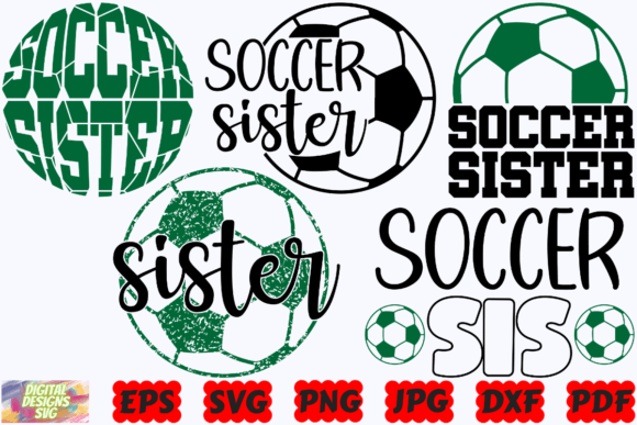 Crafting with Sports Graphics: Soccer Sister SVG Review