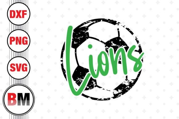 Lions Distressed Soccer: A Brand Designer's Review for Crafts & Graphics