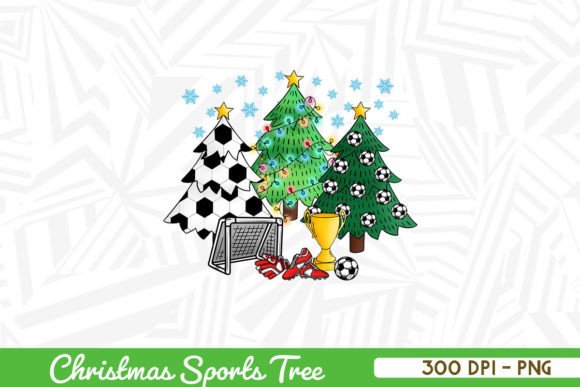 Soccer Christmas Tree Sublimation: Embroidery Design Review