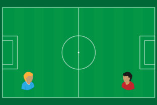 Soccer Match Field Illustration: A Graphics Asset Review