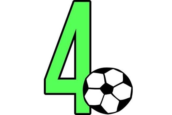 Soccer Numbers 2: Bold Graphics for Crafts & Publishing